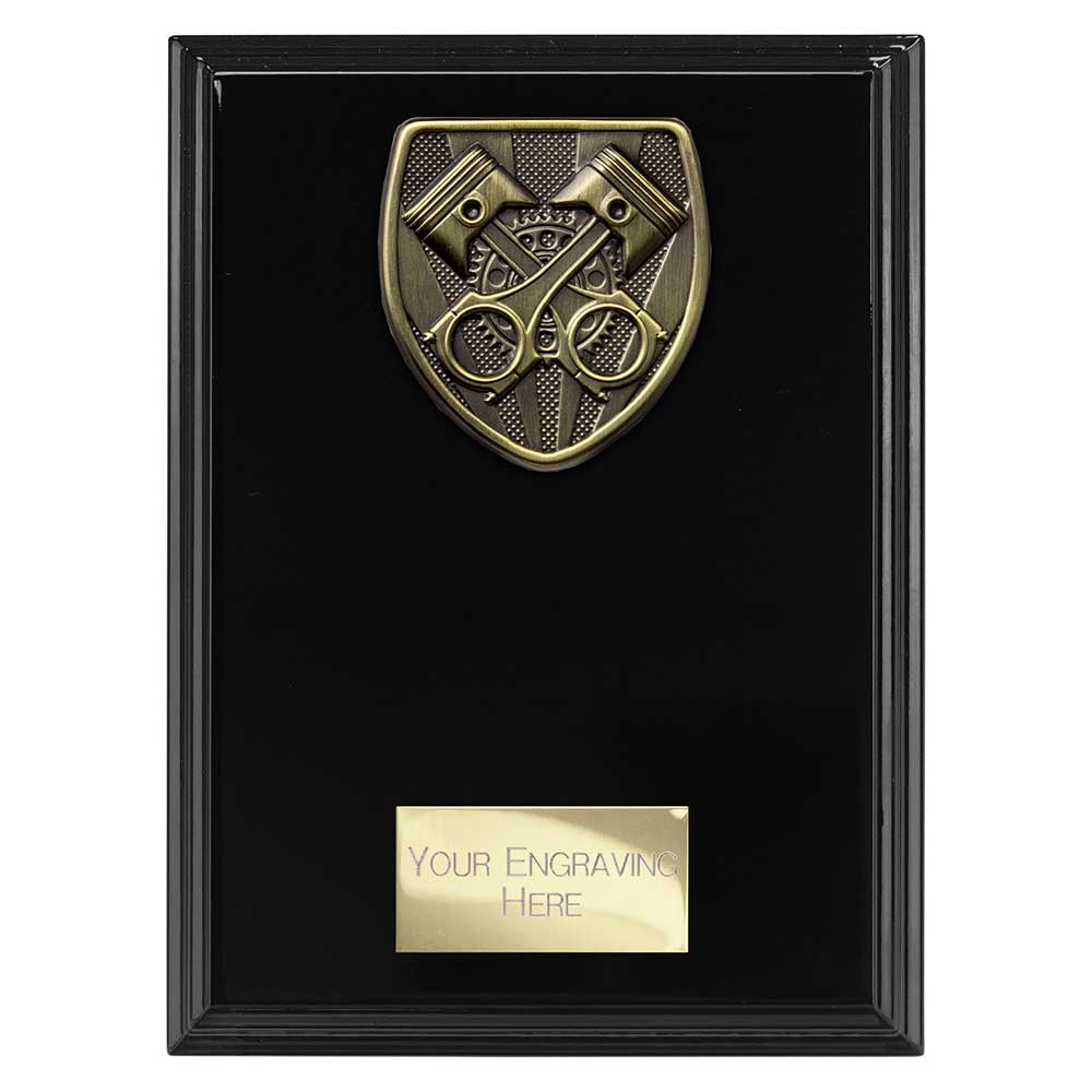 Cobra Motorsport Piston Plaque Award Epic Black