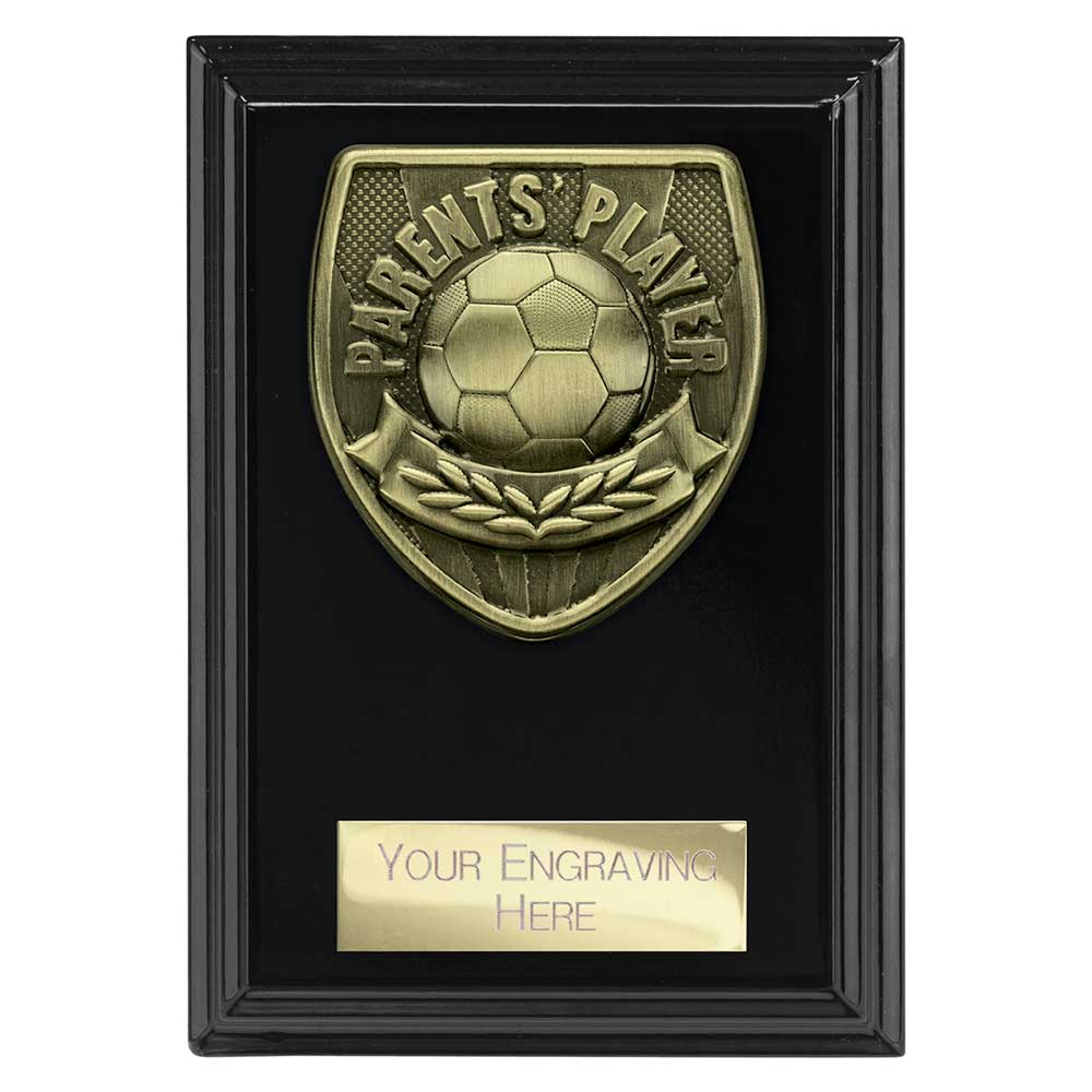 Cobra Plaque Parents Player Football Trophy Award Black