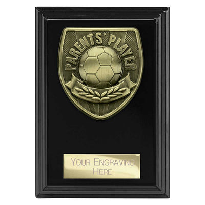 Cobra Plaque Parents Player Football Trophy Award Black