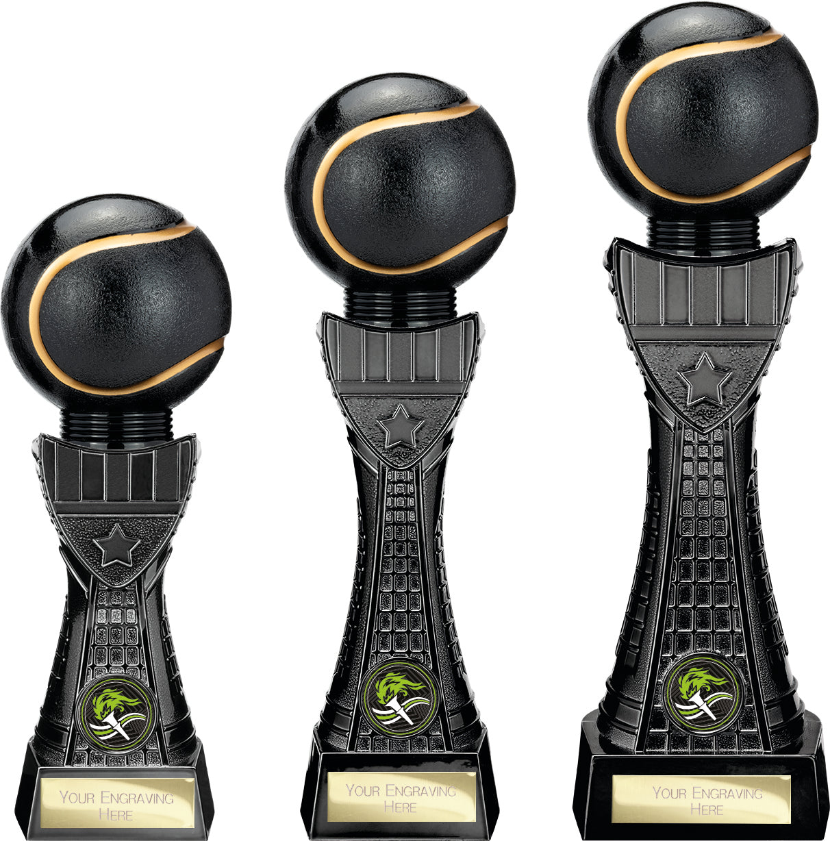 Black Viper Tower Tennis Award Trophy