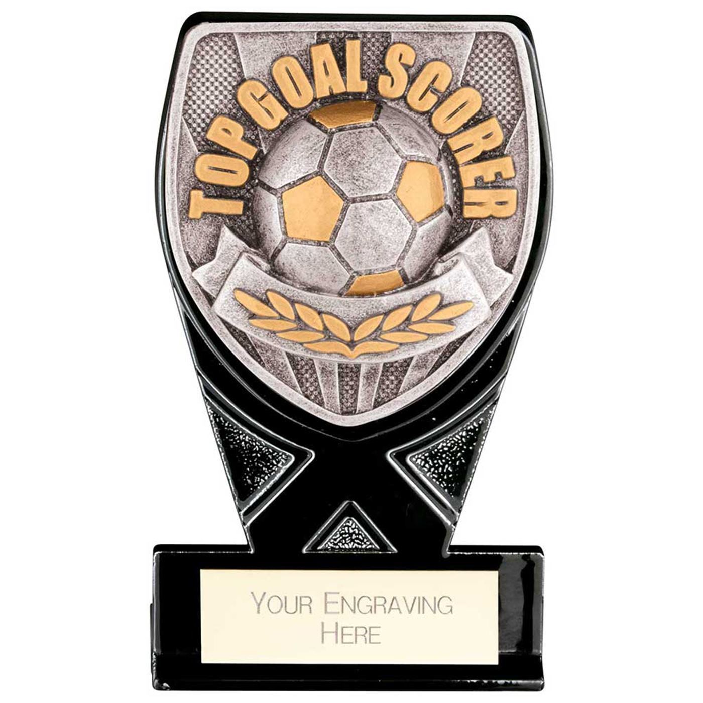 Mini Black Cobra Heavyweight Top Goal Scorer Football Trophy