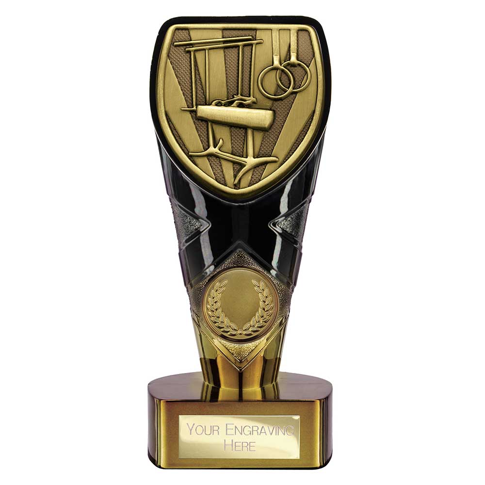 Fusion Cobra Gymnastics Trophy Award Black And Gold