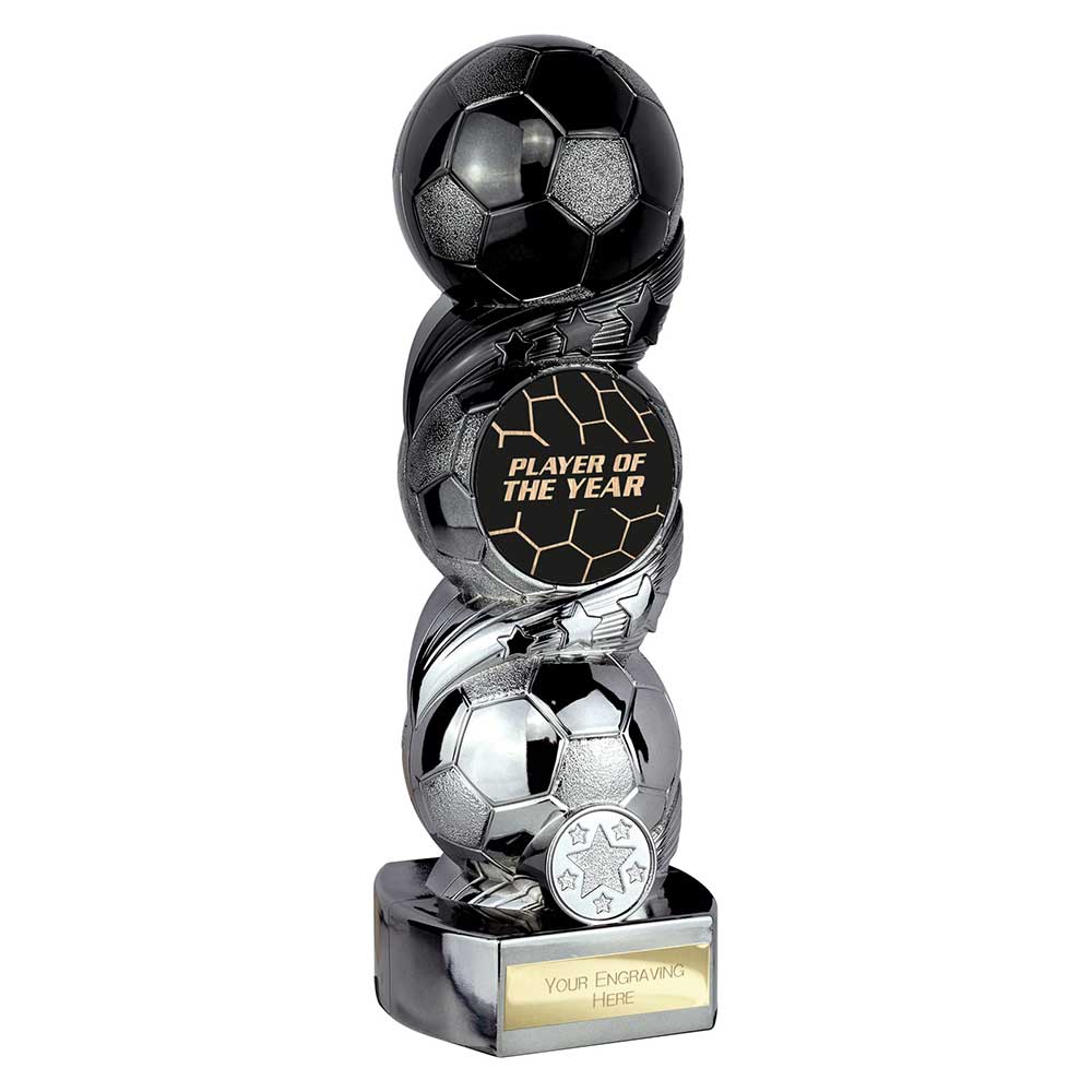 Hat Trick Strike Player Of The Year Football Trophy Award