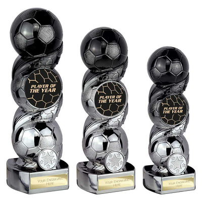 Hat Trick Strike Player Of The Year Football Trophy Award