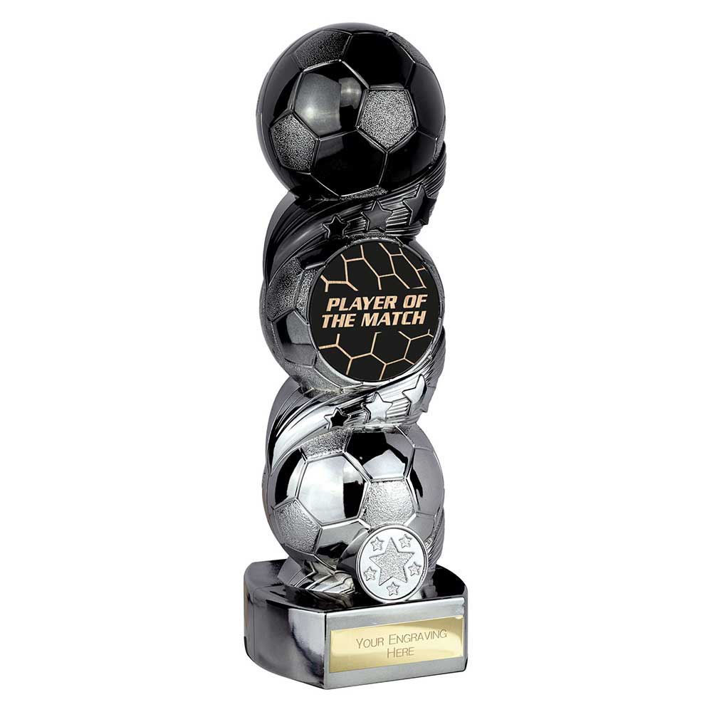 Hat Trick Strike Player Of The Match Football Trophy Award