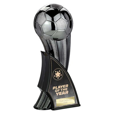 Firestorm Heavyweight Player Of The Year Football Trophy Award Gunmetal To Black