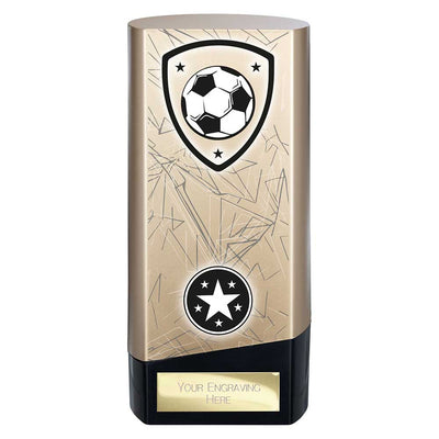 Prime Heavyweight Football Trophy Award Gold Black