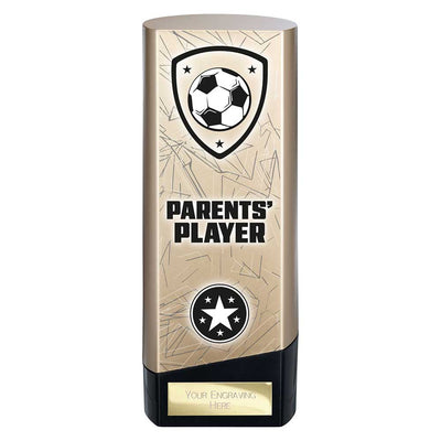 Prime Heavyweight Parents Player Football Award Trophy Gold Black