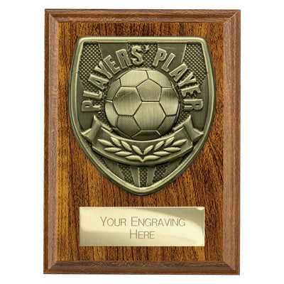 Cobra Plaque Players Player Football Trophy Award Walnut