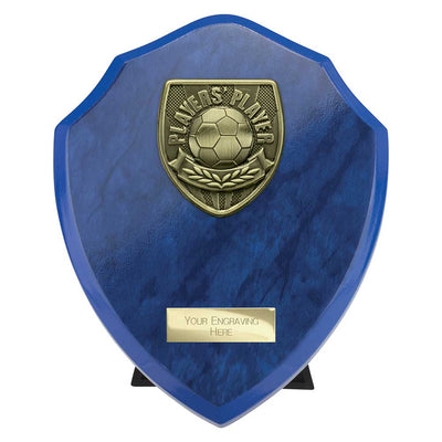 Cobra Plaque Players Player Football Trophy Award Blue