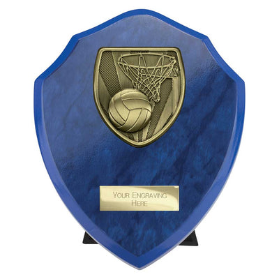 Cobra Netball Shield Award Azure Blue