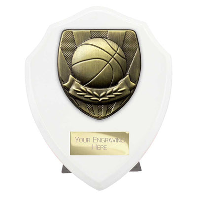 Cobra Basketball Shield Award Arctic White