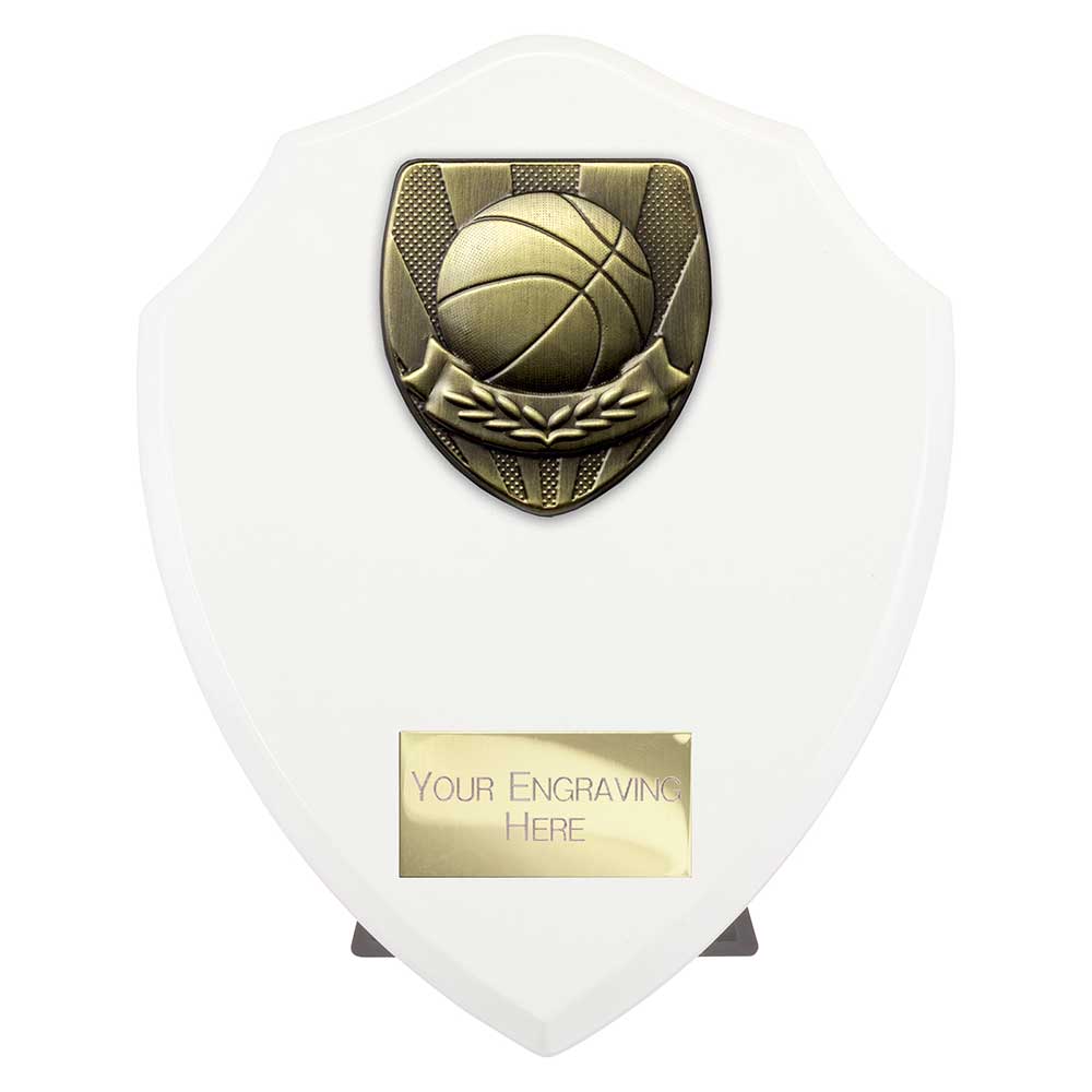 Cobra Basketball Shield Award Arctic White