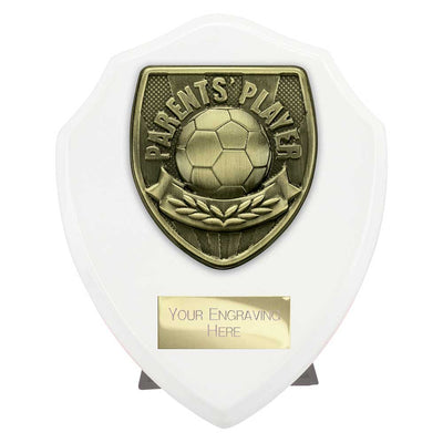 Cobra Plaque Parents Player Football Trophy Award White