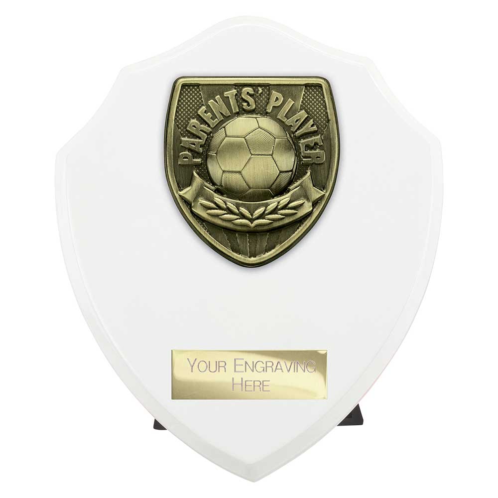 Cobra Plaque Parents Player Football Trophy Award White