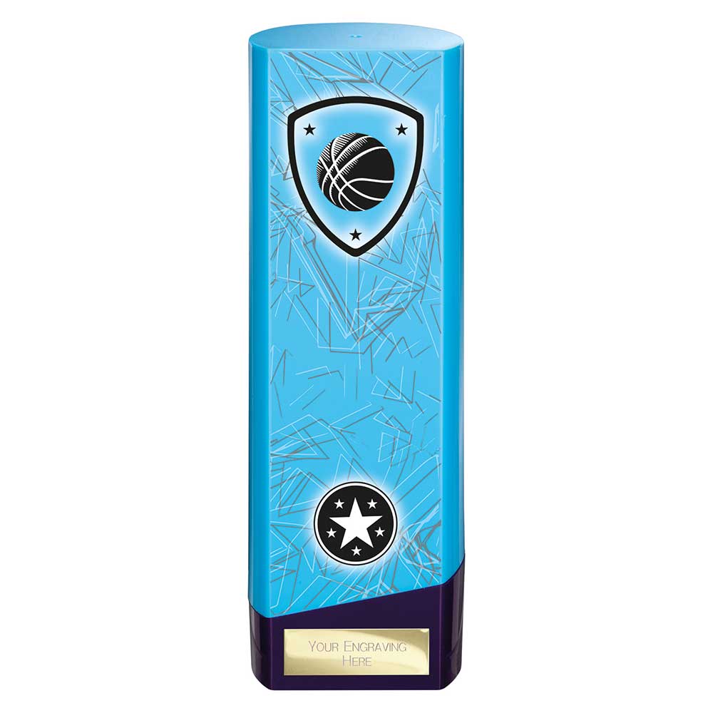 Prime Basketball Heavyweight Trophy Blue And Purple