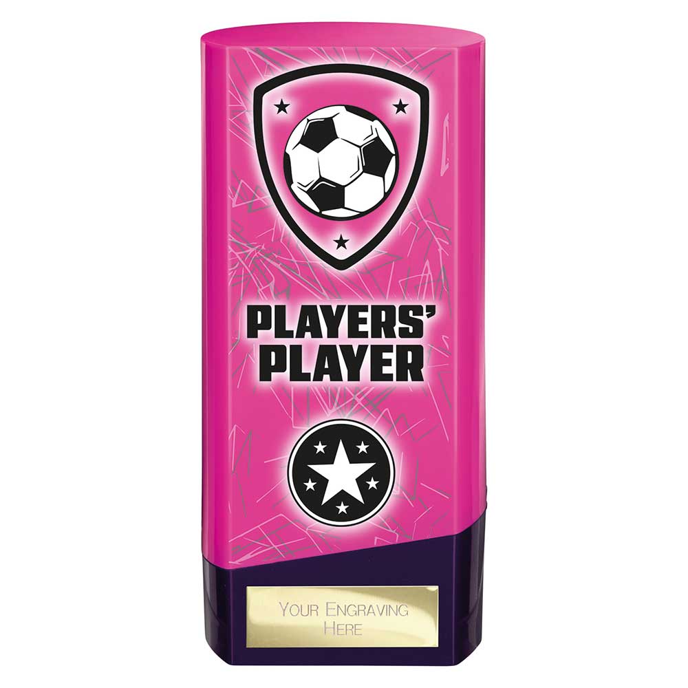 Prime Heavyweight Players Player Football Award Trophy Pink Purple