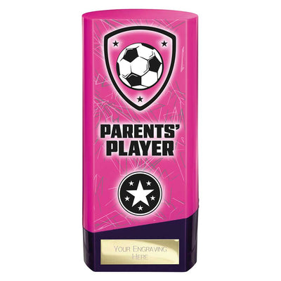 Prime Heavyweight Parents Player Football Award Trophy Pink Purple