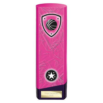 Prime Basketball Heavyweight Trophy Pink And Purple