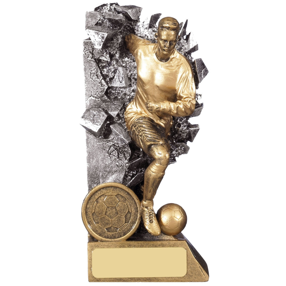 Breakout Male Football Figure Trophy Award