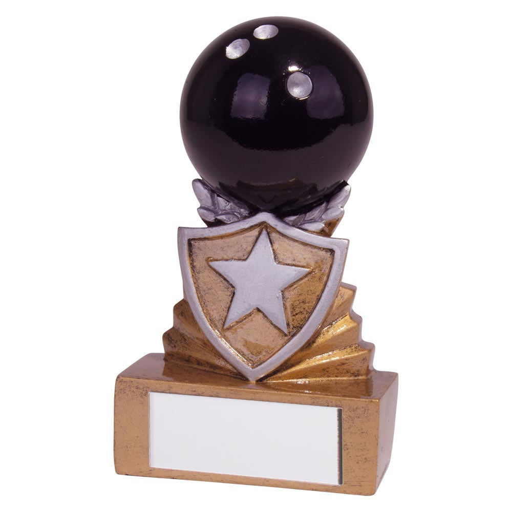 Shield Ten Pin Bowling Mini Trophy Award