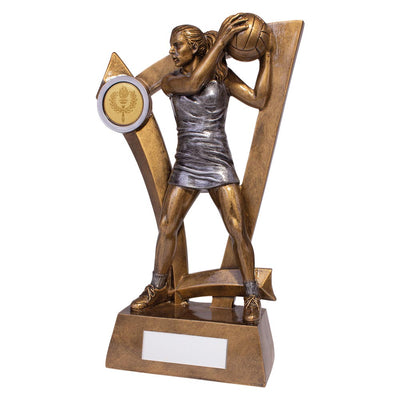 Predator Netball Figure Trophy Award