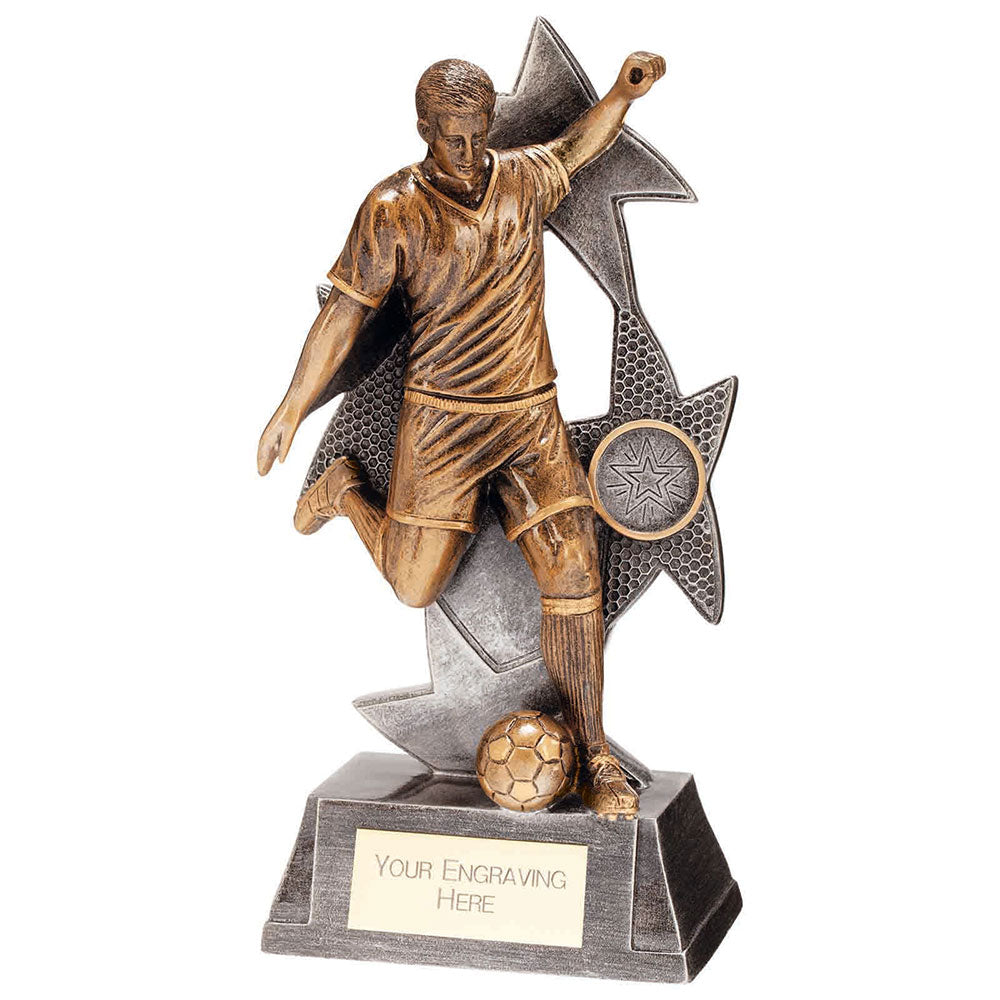 Soccer Trophy Raider Resin Figure Award