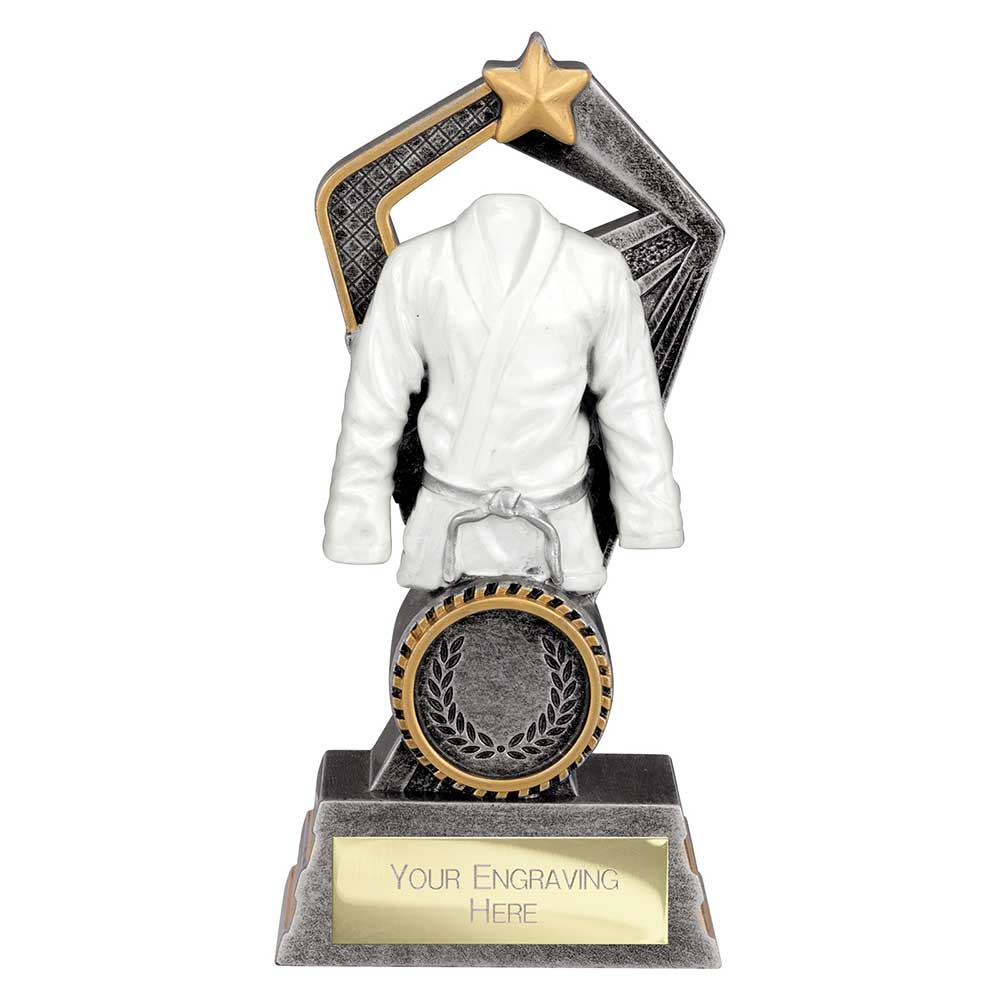 Abyss Martial Arts Trophy Award Silver And Gold