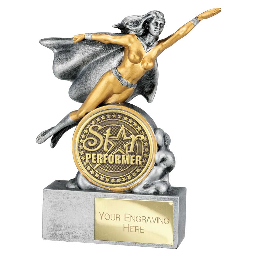 Hero Female Star Performer Award Trophy