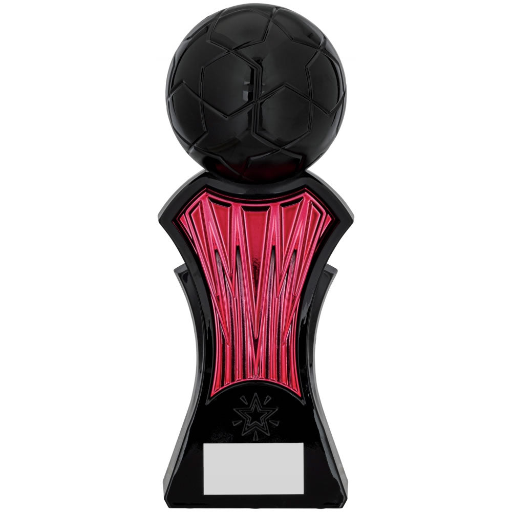 Strike Force Football Trophy Award in Pink & Black