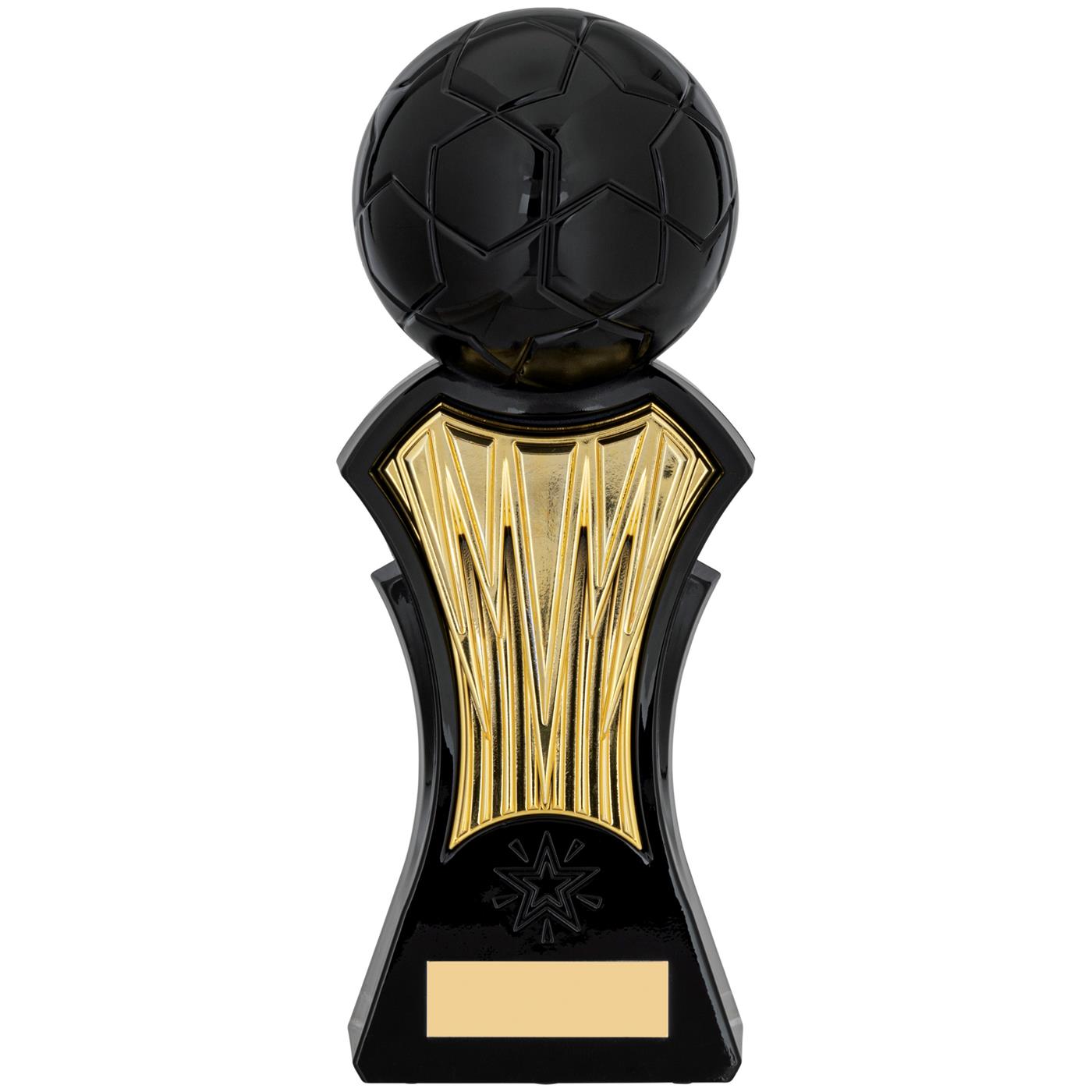 Strike Force Football Trophy Award in Gold & Black