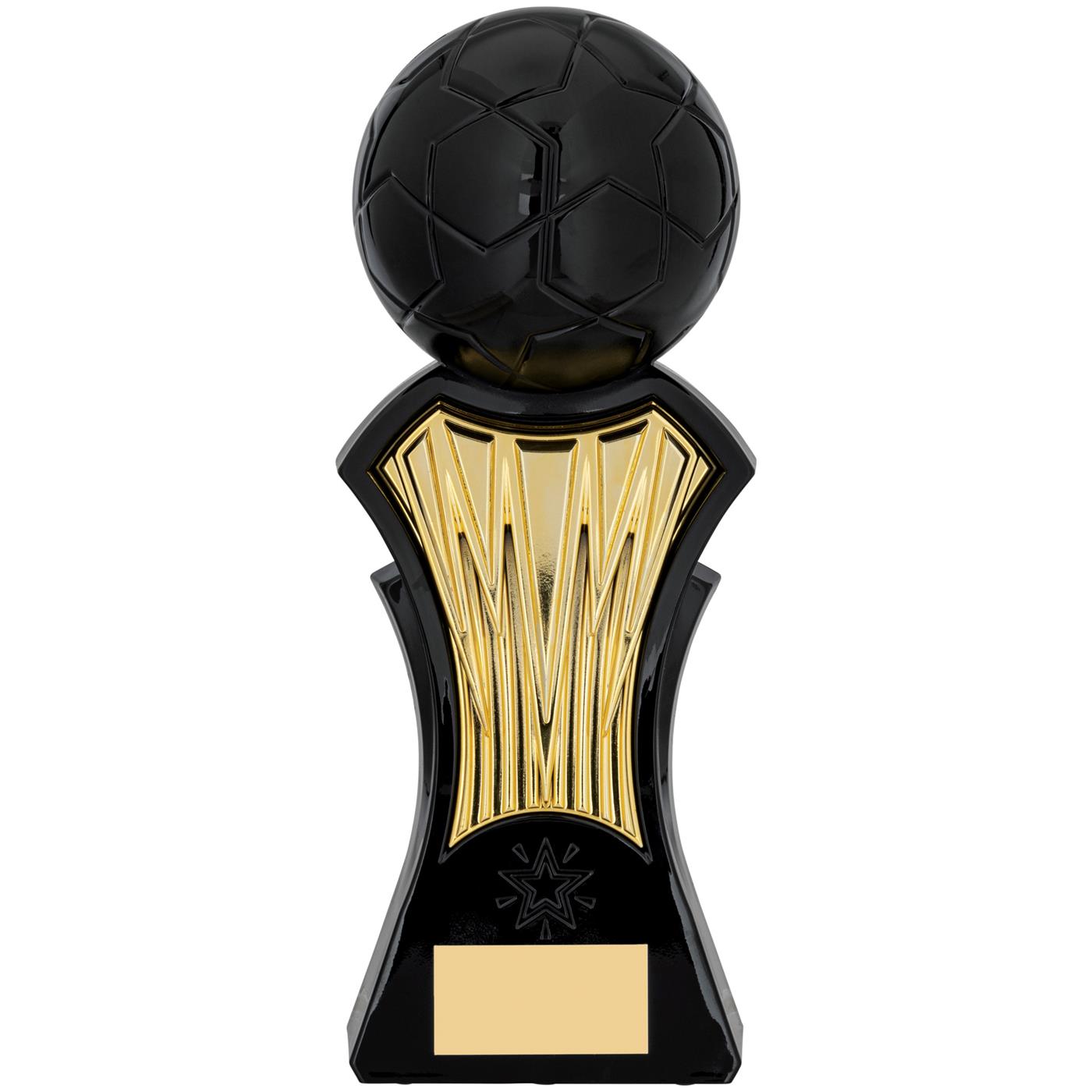 Strike Force Football Trophy Award in Gold & Black