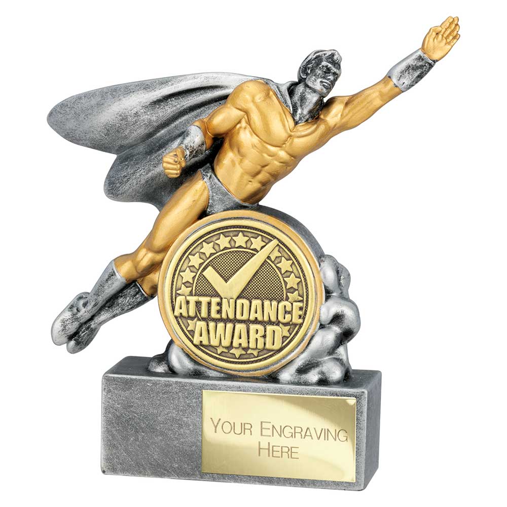 Hero Male Attendance Award Trophy