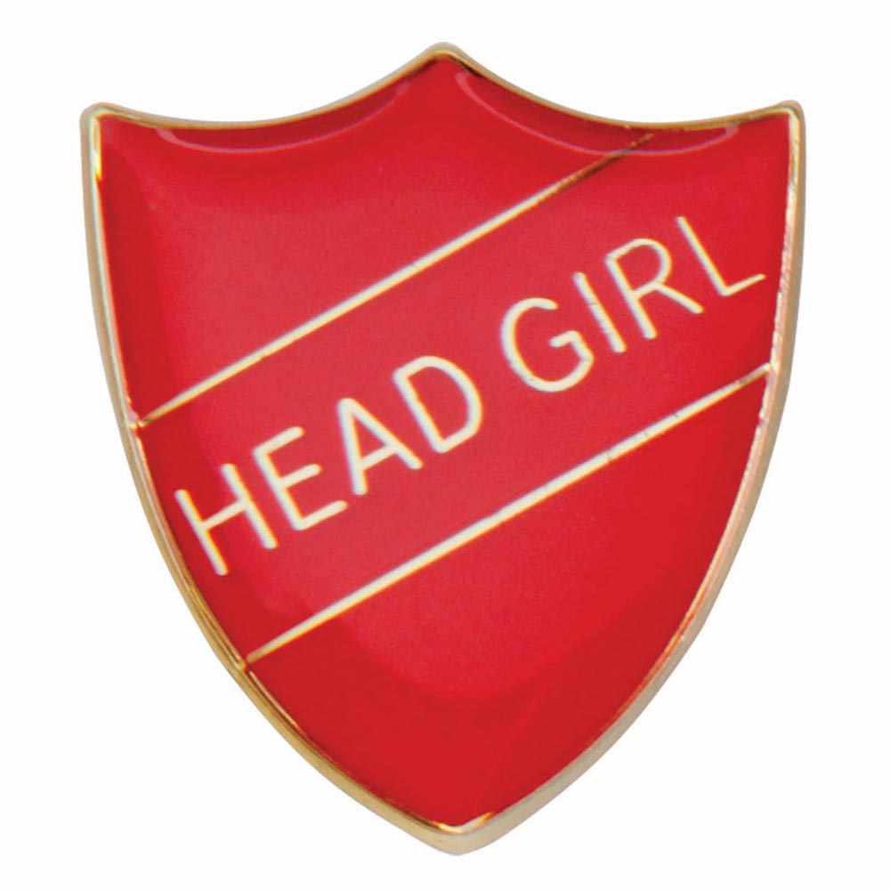 School Head Girl Pin Badge