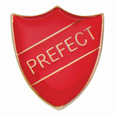 School Prefect Shield Pin Badge