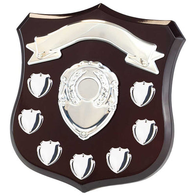 Illustrious Annual Shield Rosewood Award With Up To 13 Side Shields