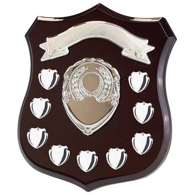 Illustrious Annual Shield Rosewood Award With Up To 13 Side Shields