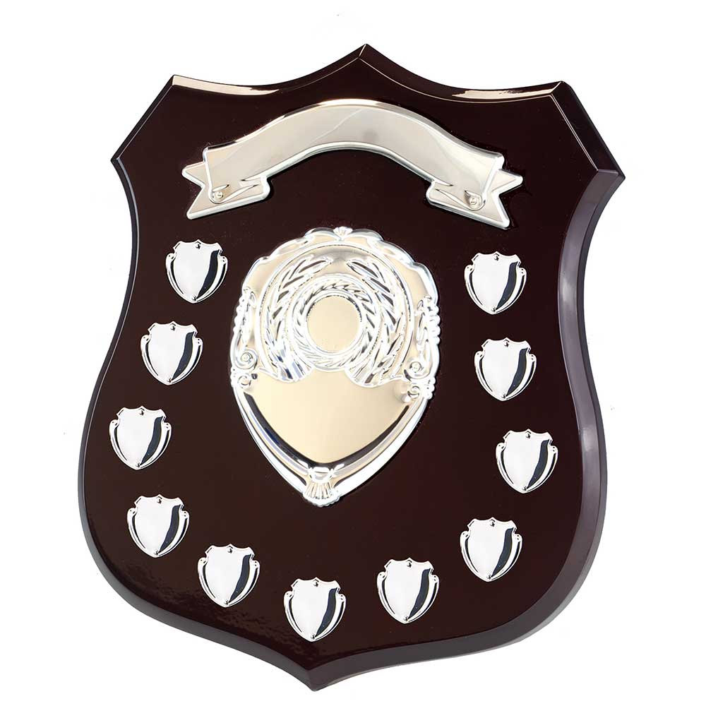 Illustrious Annual Shield Rosewood Award With Up To 13 Side Shields