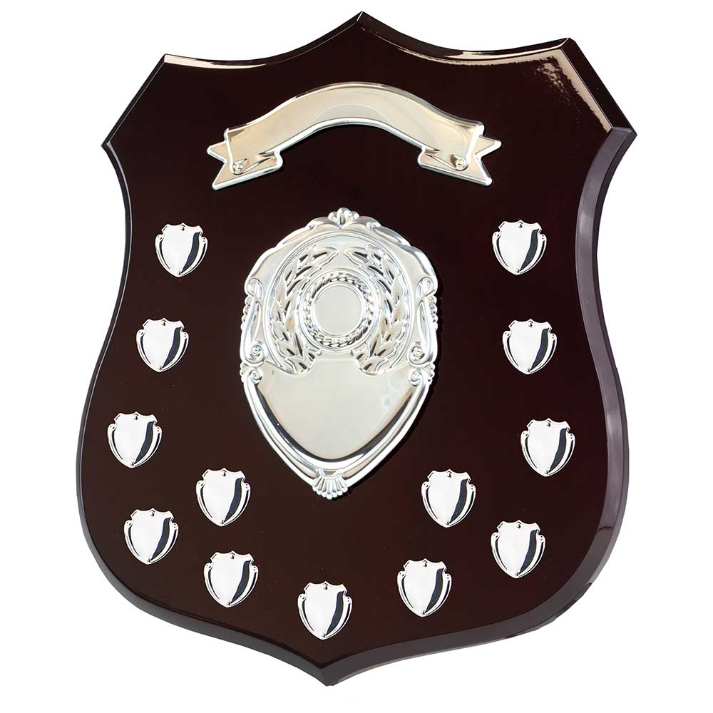 Illustrious Annual Shield Rosewood Award With Up To 13 Side Shields