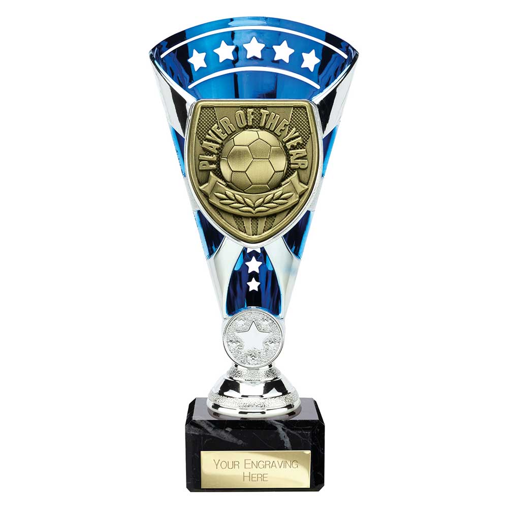 Cobra Star Cup Player Of The Year Football Trophy Award 6 Colours