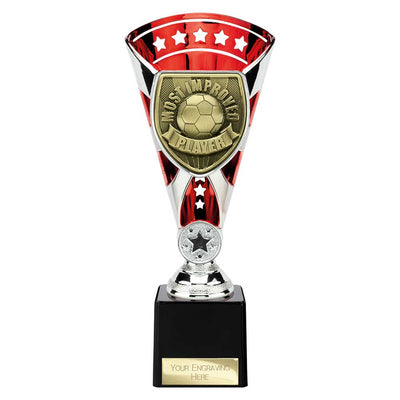 Cobra Star Cup Most Improved Player Football Trophy Award 6 Colours