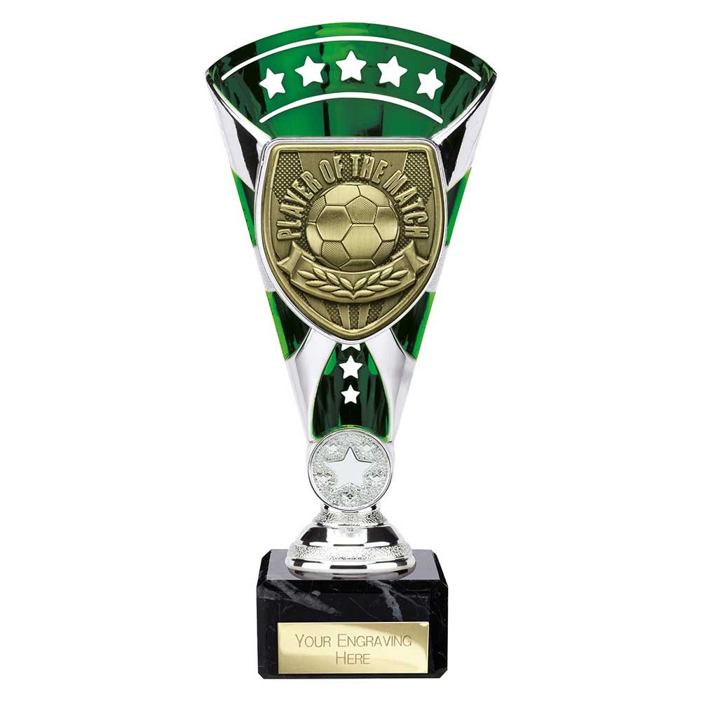 Cobra Star Cup Player Of The Match Football Trophy Award 6 Colours