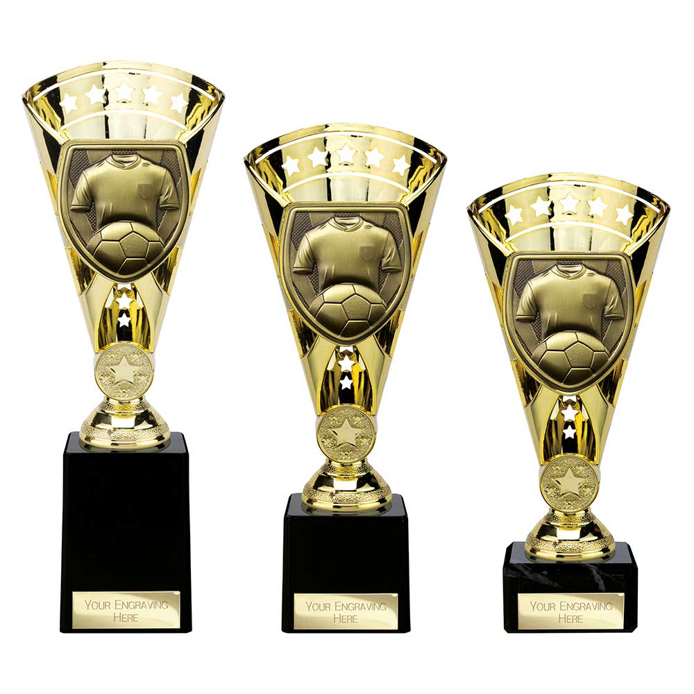 Cobra Star Football Shirt Ball Trophy Cup Award 6 Colours