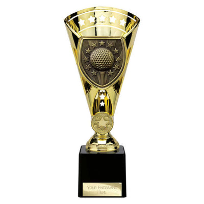 Cobra Star Golf Trophy Award Gold