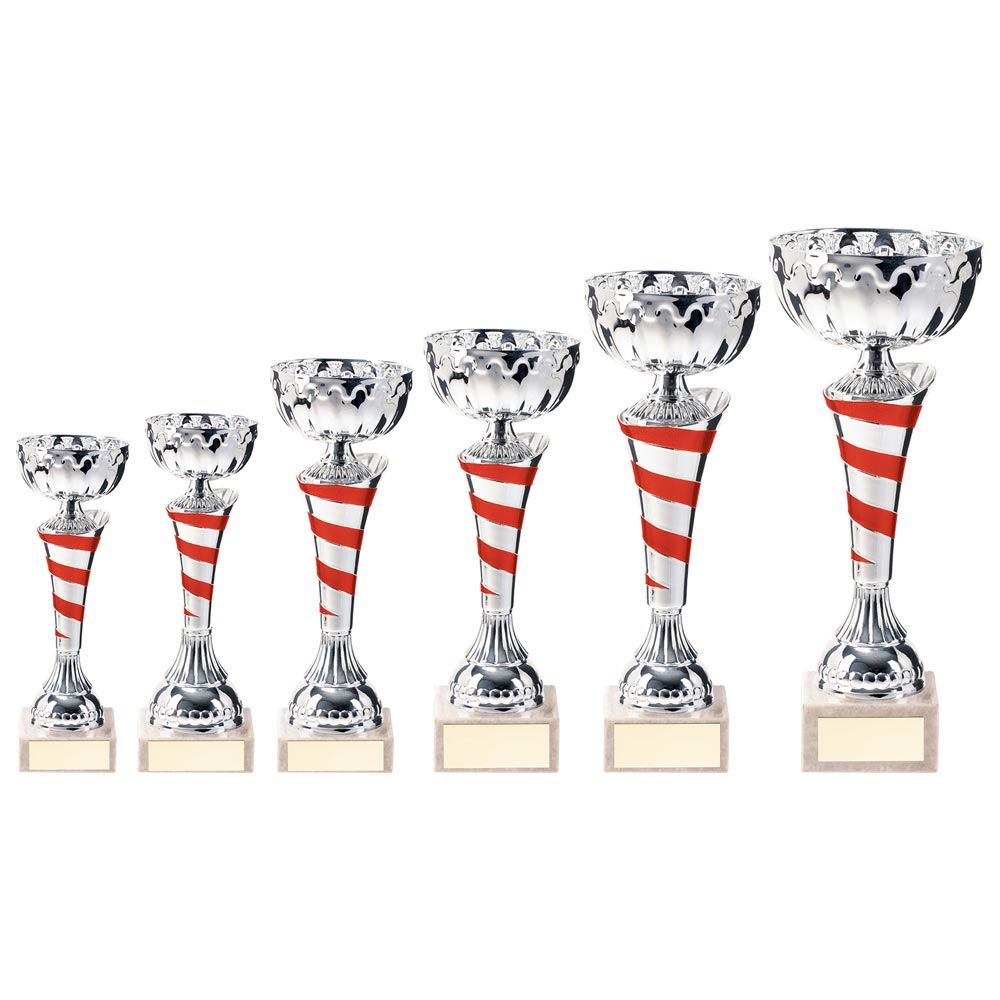 Eternity Silver And Red Trophy Cup