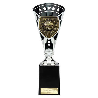 Cobra Star Cup Golf Trophy Award Silver And Black