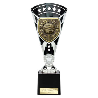 Cobra Star Cup Golf Nearest The Pin Trophy Award Silver And Black