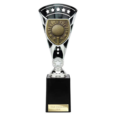 Cobra Star Cup Golf Nearest The Pin Trophy Award Silver And Black