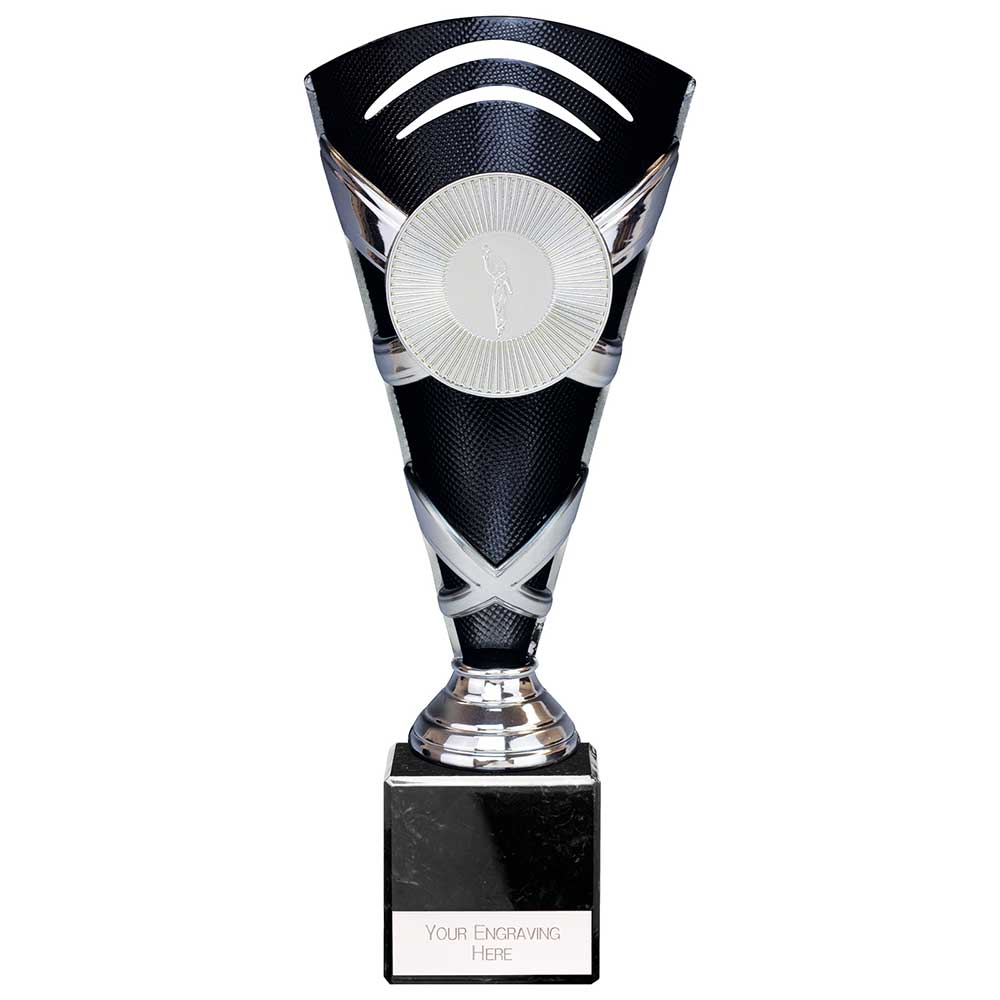 X Factors Multisport Cup Silver Black Trophy Award