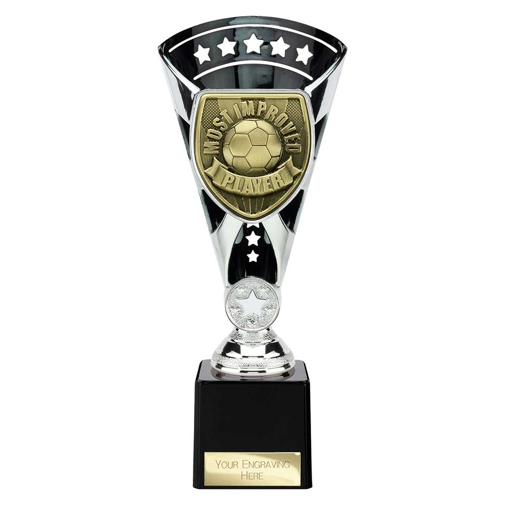 Cobra Star Cup Most Improved Player Football Trophy Award 6 Colours